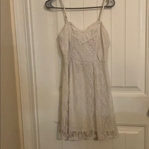 White Spaghetti Strap Dress